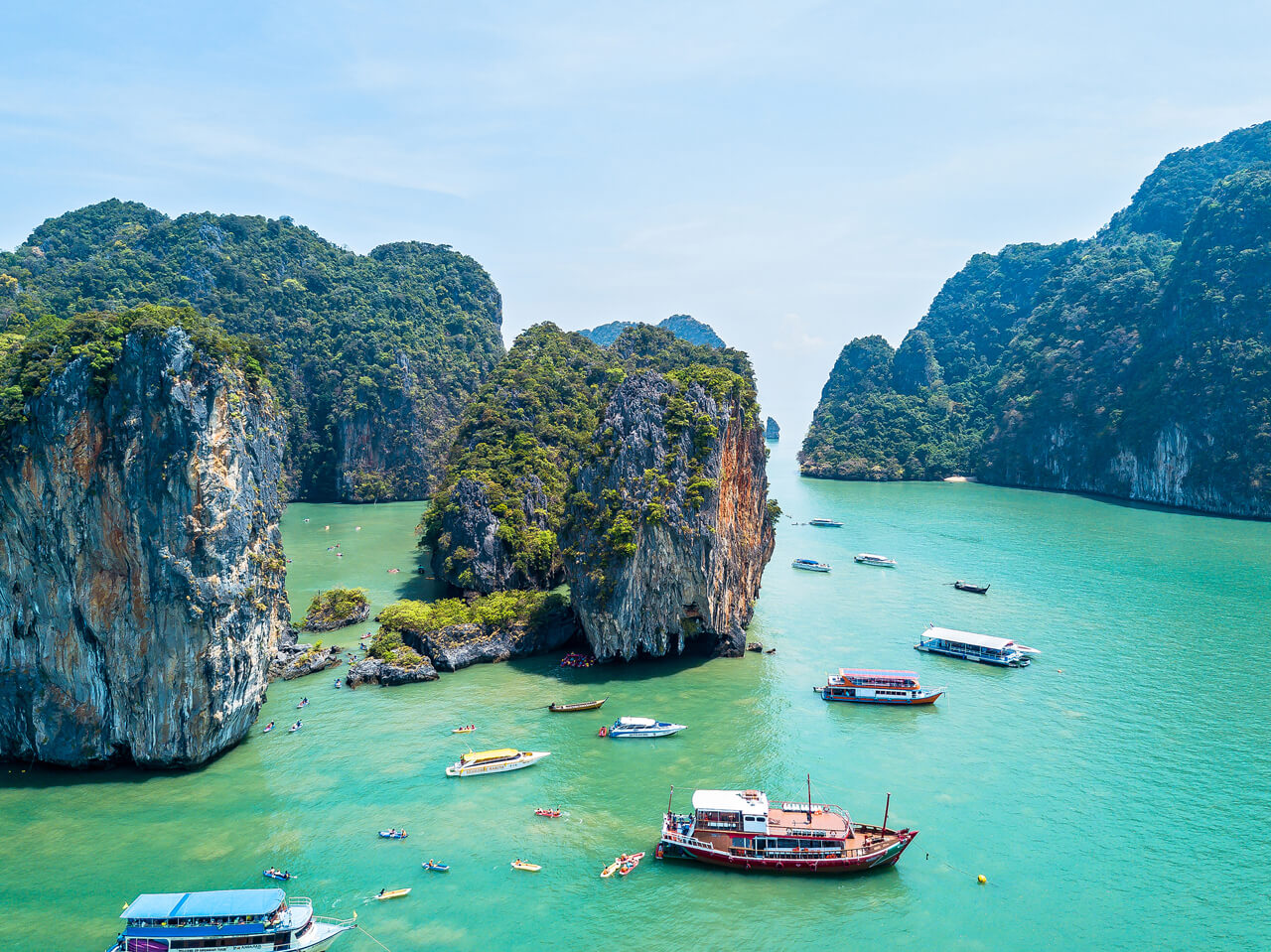 Phuket: Phang Nga Bay and Canoeing Tour by Big Boat